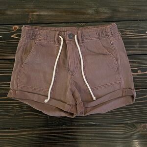 Women’s Pull On Khaki Shorts